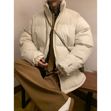 潮流棉衣男棉服内加绒加厚港风2023冬季新宽松情侣Y336P68特，男装棉衣，电商A222A