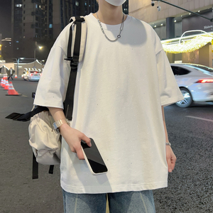 宽松潮流短袖T恤男2024夏季新oversize巴黎家满天星钻Y413P30图片