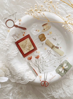 Vol.5＜闲暇时光＞AyuH原创手账胶带复古百搭小物件素材PET和纸