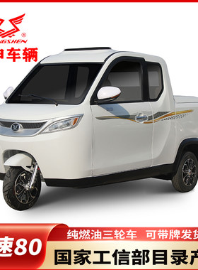 宗申小牛皮卡纯燃油三轮车