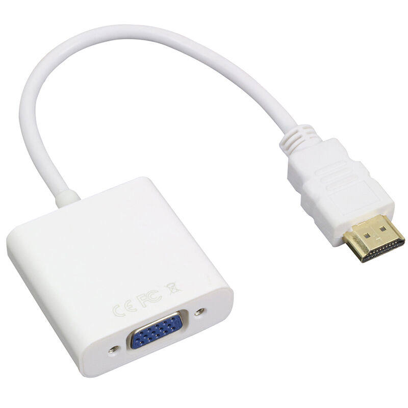 三堡 SHW-V10 HDMI转VGA转换器 带音频高清连接线 支持1080P 白色,3C数码配件,视频线/音频线/AV线,淘宝优惠券,粉丝福利购,淘宝优惠卷