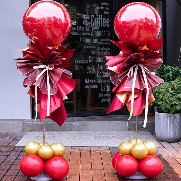 商场店铺开业周年庆典气球立柱布置连锁店门口路引元旦节新年装饰,节庆用品/礼品,气球,淘宝优惠券,粉丝福利购,淘宝优惠卷