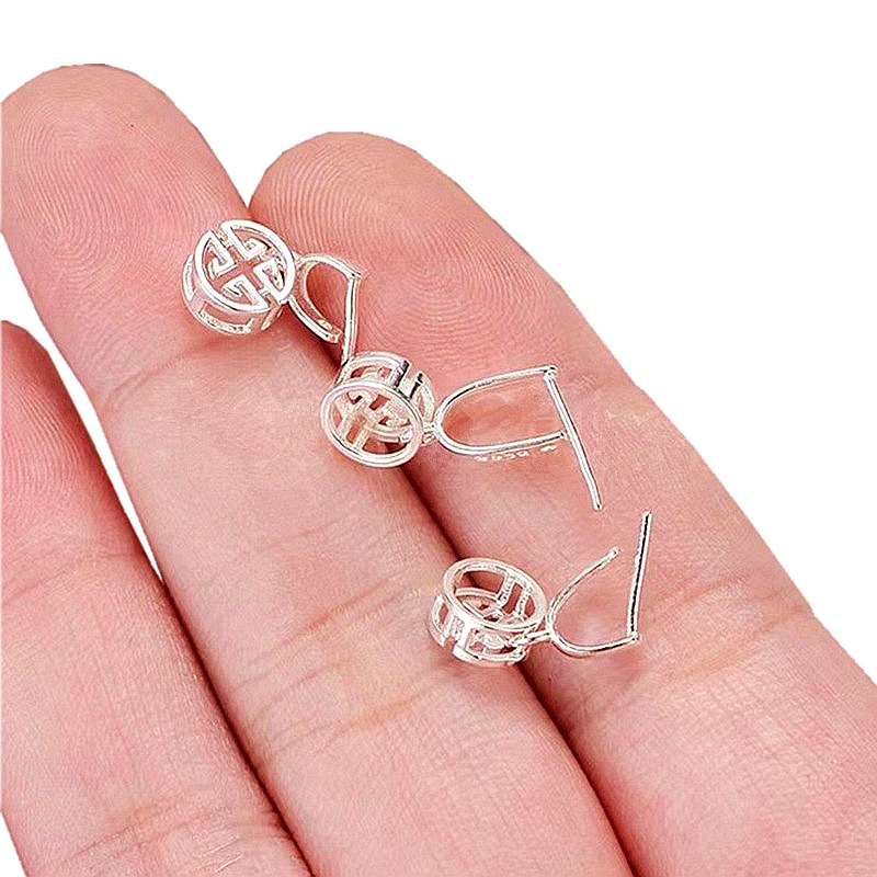 连接扣纯银项链扣吊坠扣