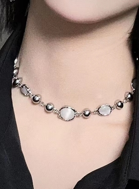 scandium合金辣妹锁骨链