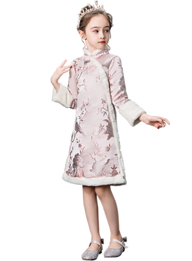 儿童唐装拜年服装女童
