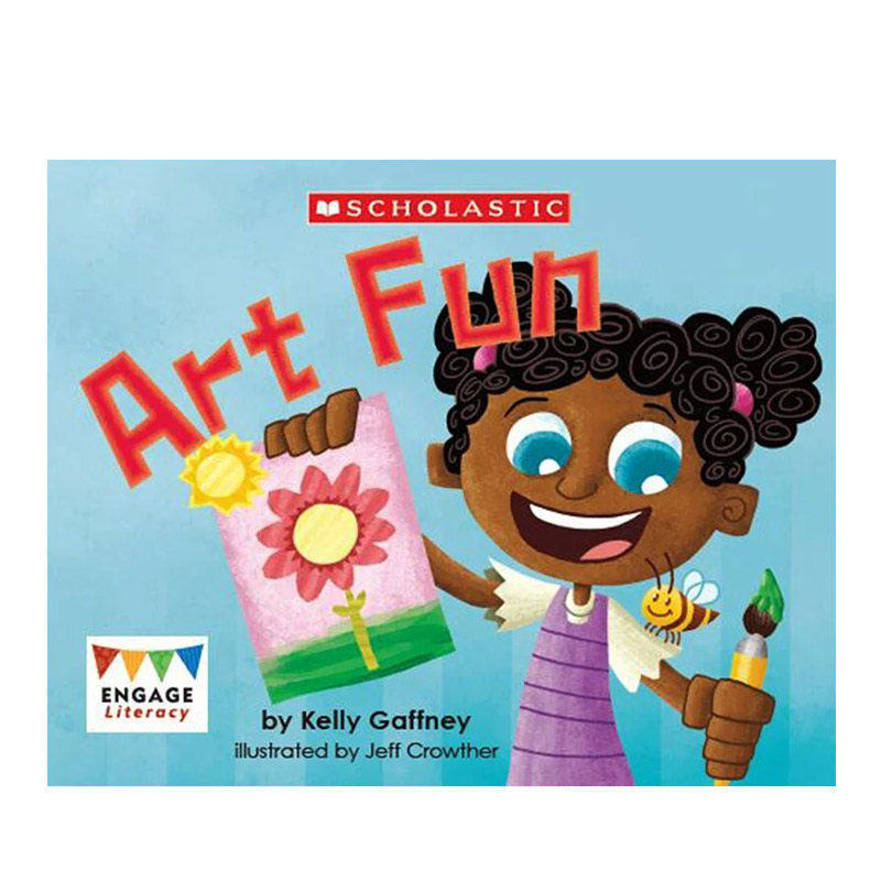 女孩与蜜蜂的绘画故事 4-8岁儿童宝宝益智趣味原版亲子互动图画书