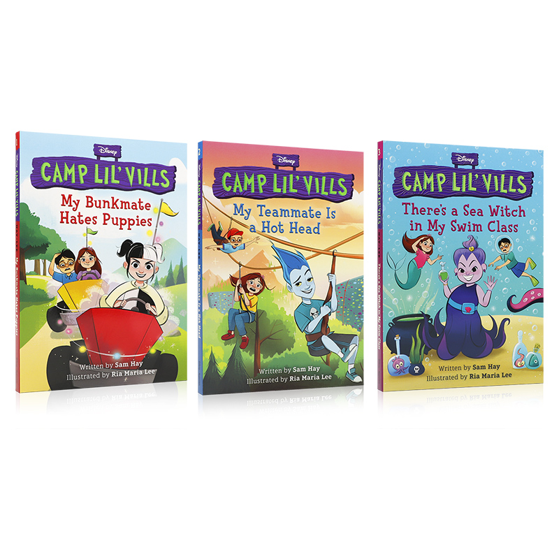 英文原版 Penguin：Disney Camp Lil Vills迪士尼夏令营利尔·维尔斯系列3本 8-12岁青少年儿童魔法奇幻故事桥梁章节书-封面