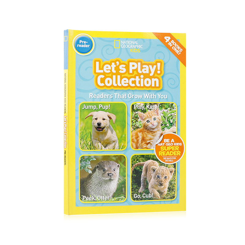 英文原版 lets play 我们来玩吧 3-5岁宝宝英语分级阅读读物 学前