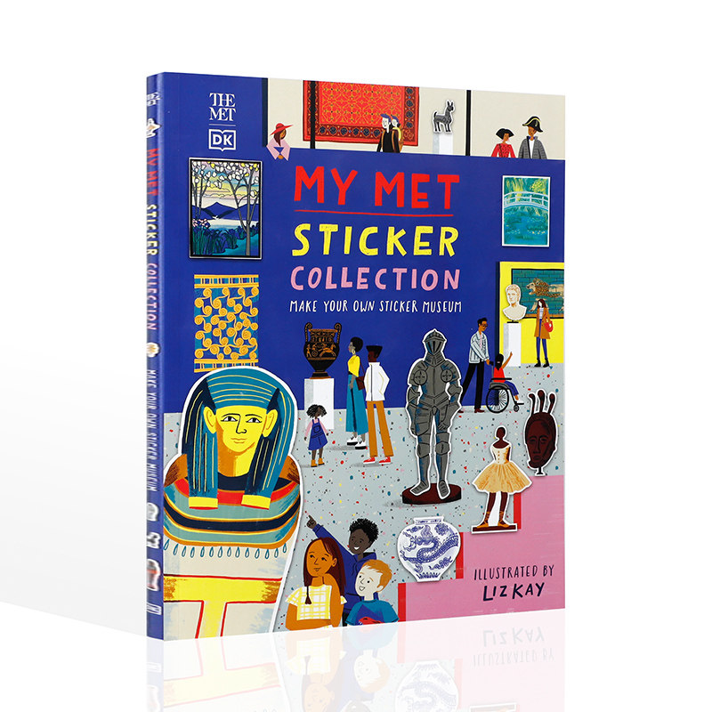 进口英文原版 my met sticker collection 大都会博物馆 6-9岁 儿童