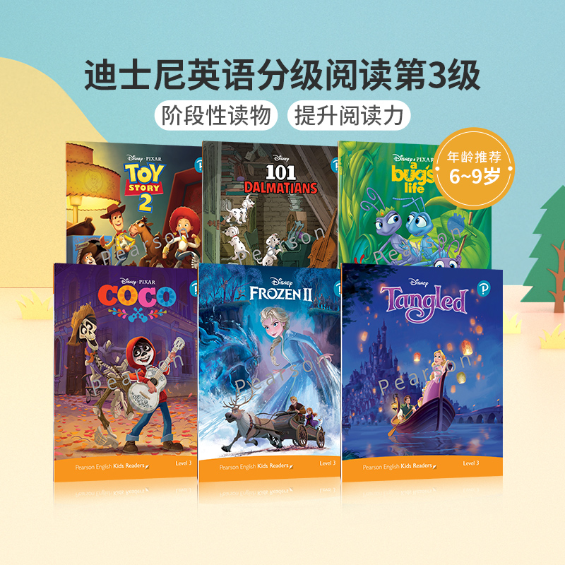 英文原版进口绘本 Disney Kids Readers level 3迪士尼英语分级阅读第3级6-9岁儿童图画书启蒙图书玩具蚂蚁总动员冰雪奇缘-封面