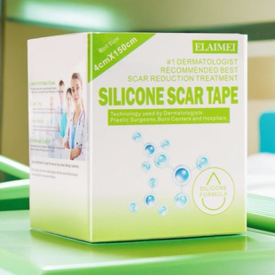 elaimei疤痕贴硅酮凝胶自粘伤口瘢痕预防抑制防水肤色