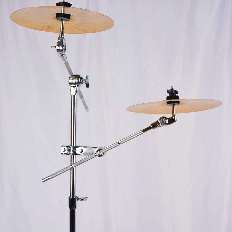 架子鼓镲片拓展夹镲架配件镲爵士鼓固定器加长短款半截支架套装