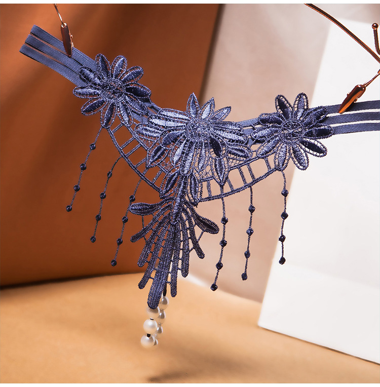 流苏情调诱惑丁字裤女透视