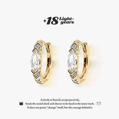 荷鲁斯之眼耳环S925银马眼耳环