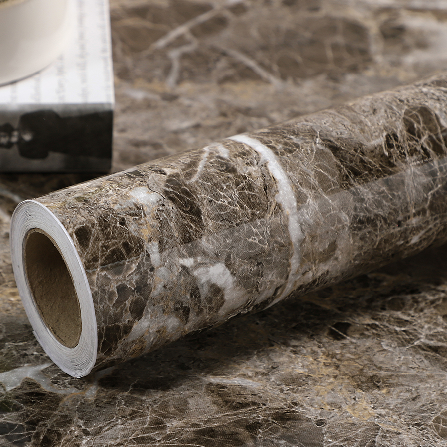 啡色防水茶几橱柜木板背景墙贴