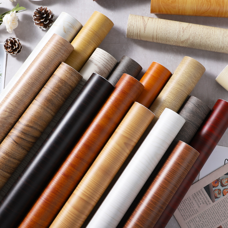 木纹纸防水柜子桌面加厚家具翻新