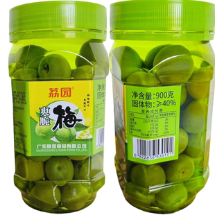 荔园青爽梅带水爽脆梅零食新兴凉果批发800g