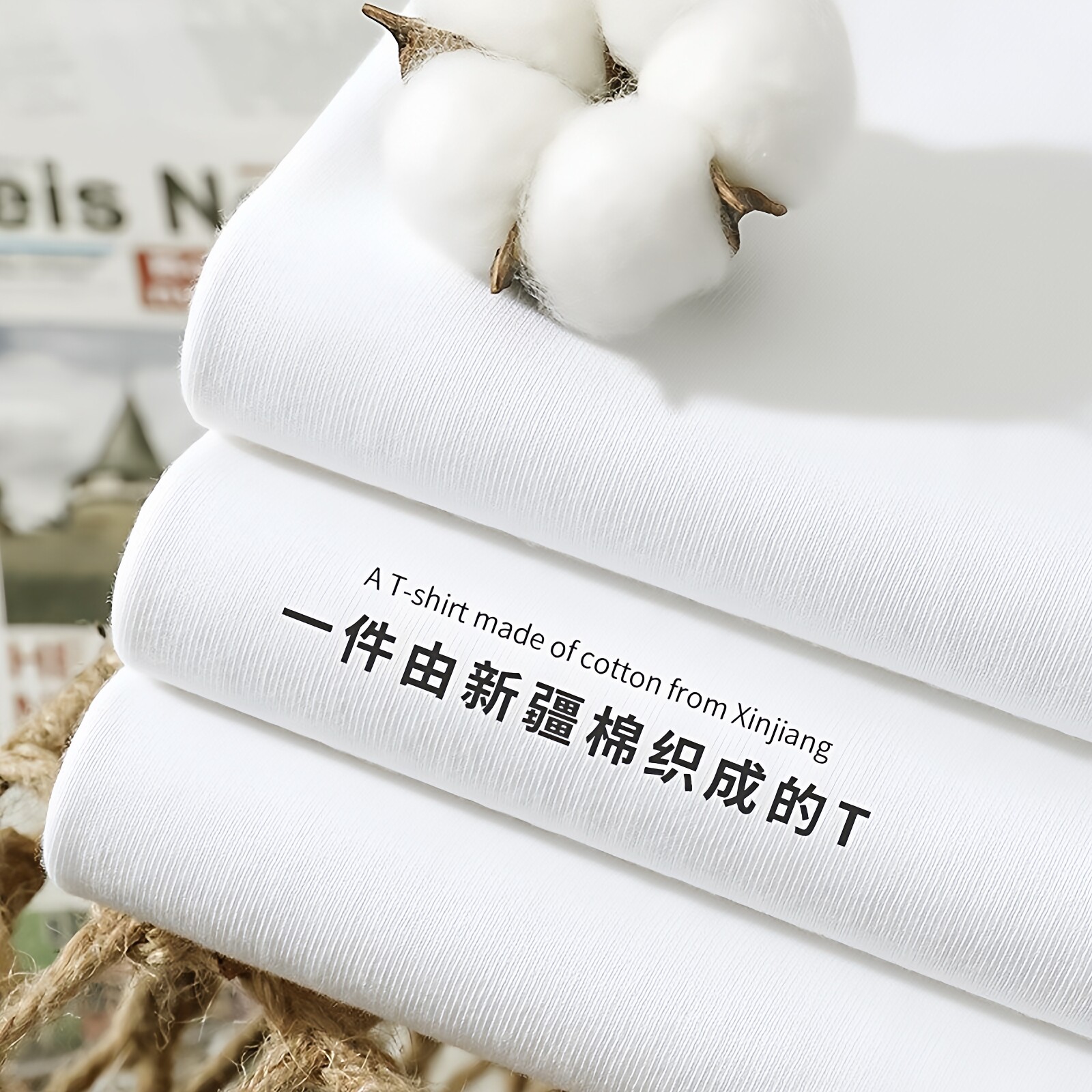 早春通勤250g重磅纯棉长袖T恤女男女同款纯色白色圆领百搭打底衫