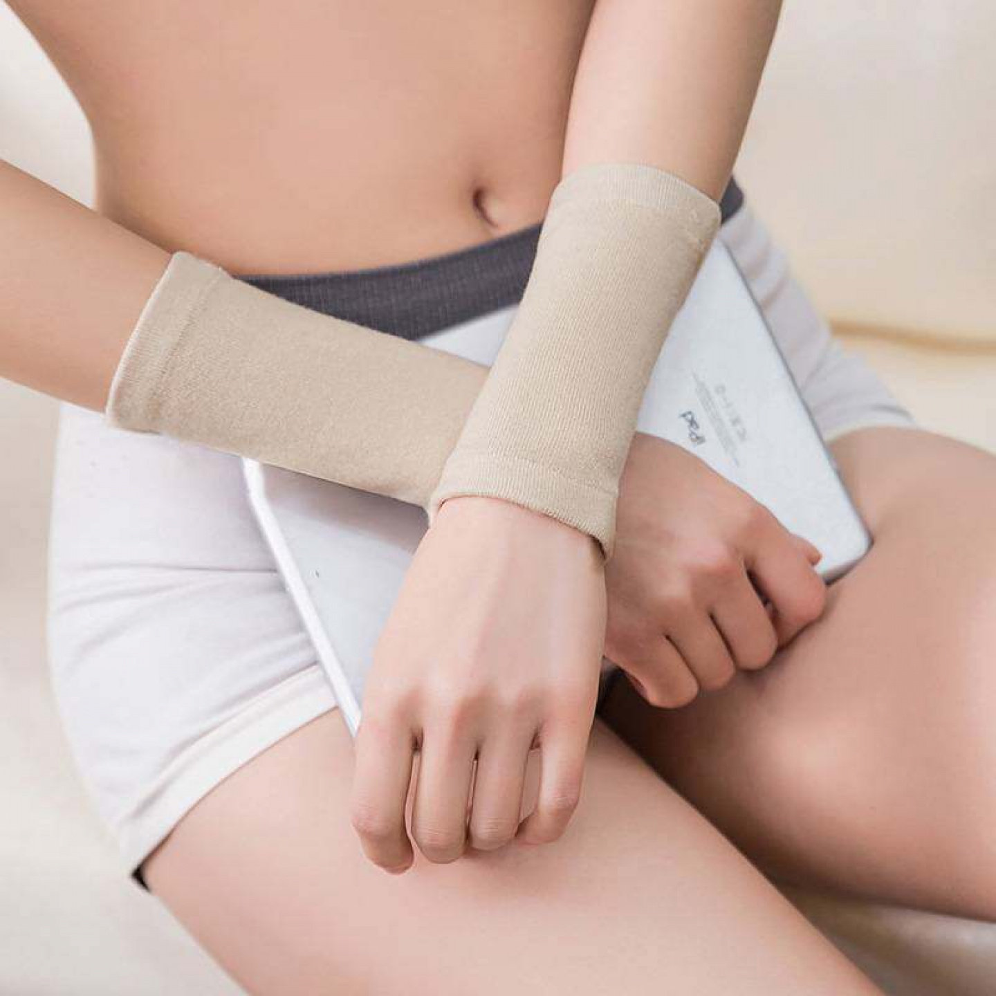 棉护腕男女春夏季空调房防寒薄款透气擦汗护手腕带
