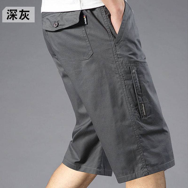 男士夏季棉布工装五分裤