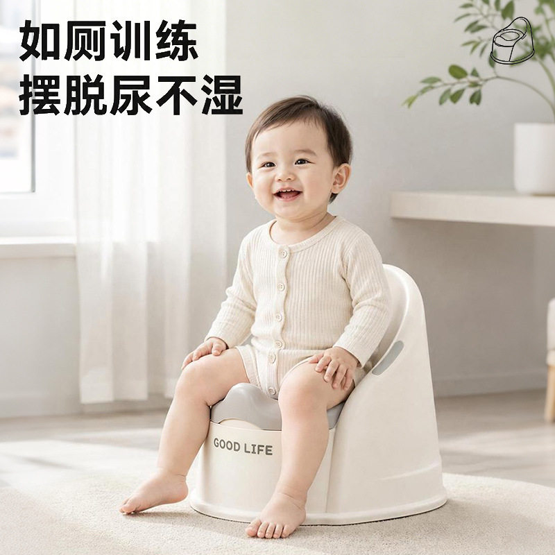儿童座便器宝宝如厕训练马桶家用靠背便盆带盖软垫防溅出易清洗