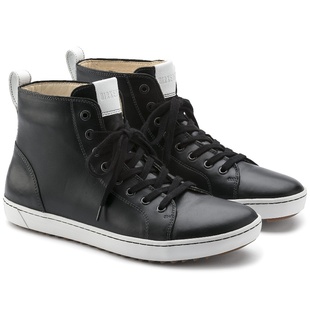 德国进口正品勃肯软木鞋四季时尚中帮系带男款牛皮休闲鞋板鞋