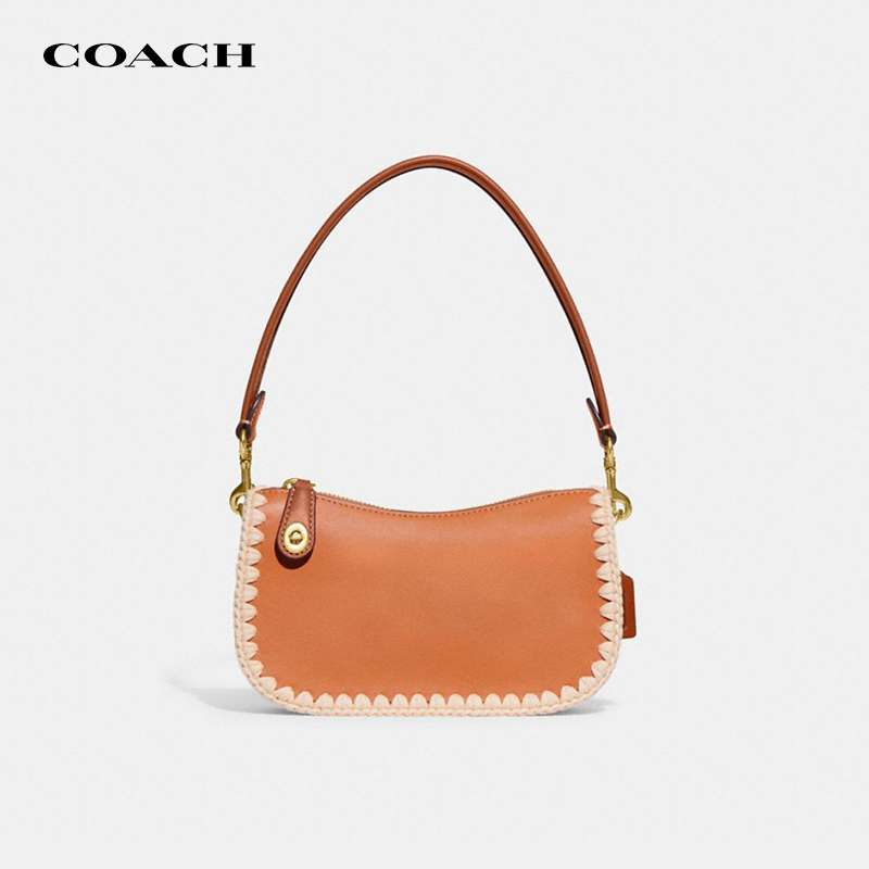 COACH/蔻驰Swinger腋下包织花边