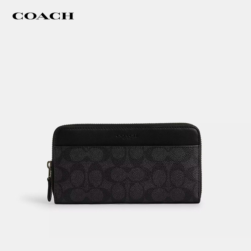 【正品保证】COACH/蔻驰男士长款钱包钱夹卡包零钱收纳证件包