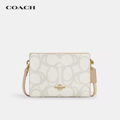 蔻驰女士新款 情人节礼物 COACH 小方包百搭单肩斜挎包送女友礼物