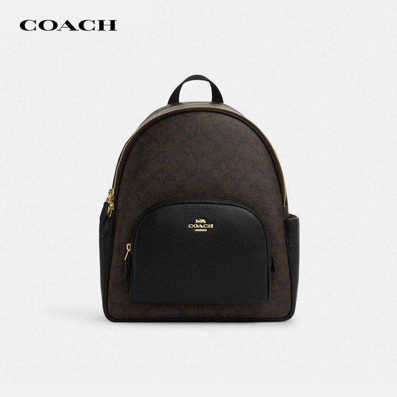 【国内正品】COACH/蔻驰女士Court双肩包大容量背包旅游书包女包