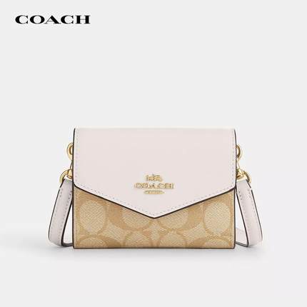 【国内现货】COACH/蔻驰Envelope迷你挎包信封钱包百搭单肩手拿包
