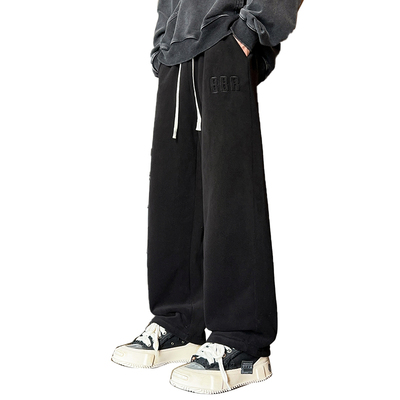 羊羔绒裤子男生冬季2025新款