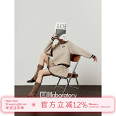 「周里物出品」燕麦色套装 百褶短裙两件套 针织衫 女2025年秋季 新款