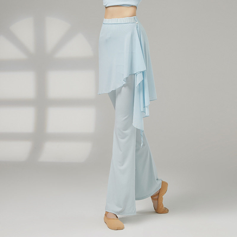 新款舞蹈裤微喇叭裤女现代舞遮臀