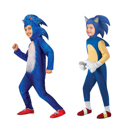 万圣节索尼克儿童扮演cosplay服装sonic刺猬超音鼠音速小子衣服
