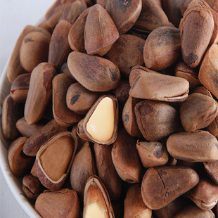 黑龙江开口松子包邮天然林大颗粒熟松子2025年新开口熟松子上新