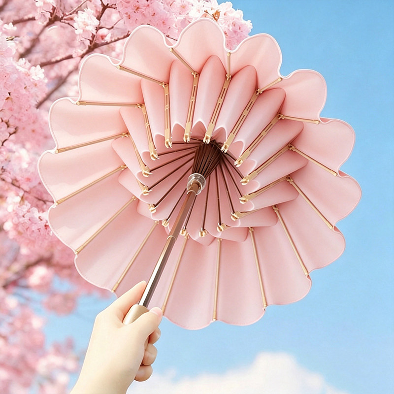 【冰感防晒】彩胶太阳伞晴雨两用女防紫外线雨伞高颜值遮阳伞加固