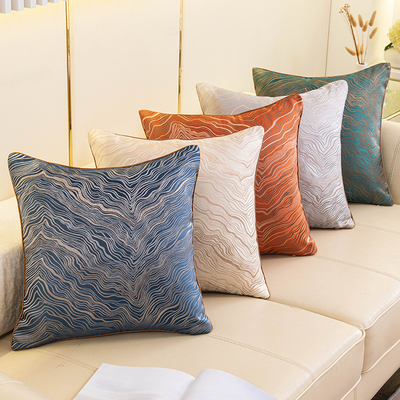 欧式轻奢高级感前台餐厅抱枕靠垫客厅超大号沙发高端靠背靠枕软装