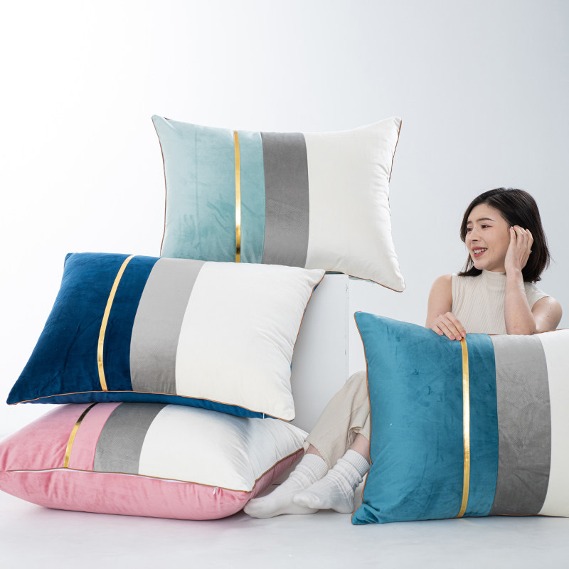 抱枕沙发客厅靠垫飘窗轻奢高级感大靠背垫长方形腰靠垫大靠枕套罩,居家布艺,靠垫/抱枕,淘宝优惠券,粉丝福利购,淘宝优惠卷
