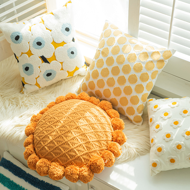 抱枕PP棉客厅卧室田园风