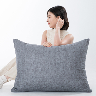 纯色加厚腰枕沙发抱枕靠垫客厅大号607080长方形靠枕床头靠背定做