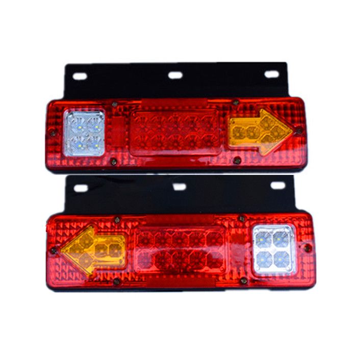 12v货车尾灯24v农用车拖拉机五征131后尾灯led转向灯刹车灯行车灯
