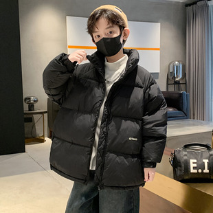 韩国男童羽绒棉服加厚冬装儿童棉袄中大童保暖羽绒棉衣男孩外套潮