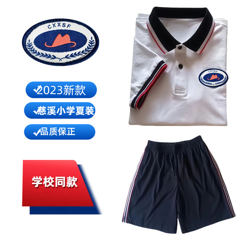 慈溪小学生校服短袖学校同款