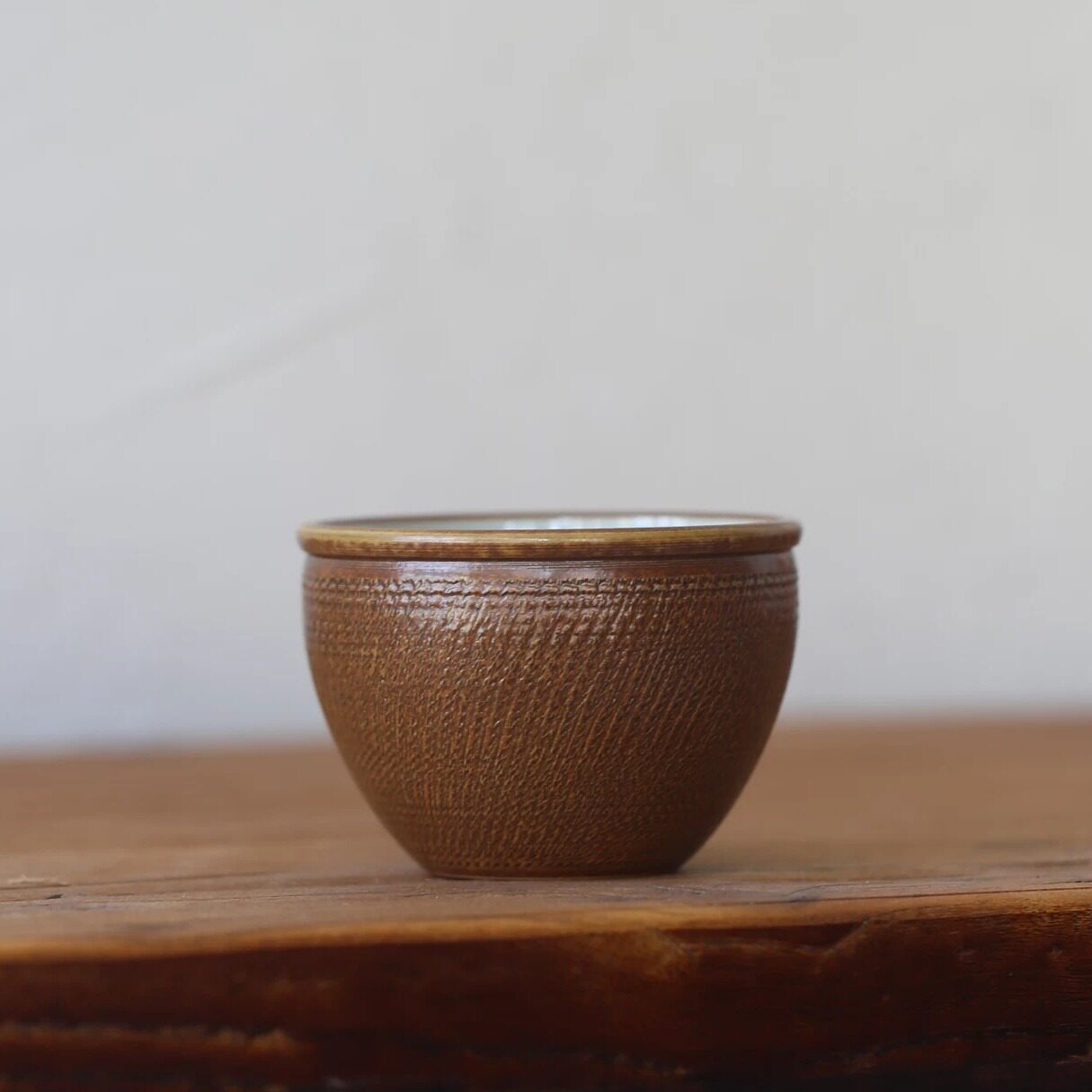 黄灿龙泉青瓷复古茶杯纯手工风水缸主人杯陶瓷茶具礼盒装功夫茶杯