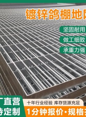 鸽舍地网镀锌信鸽棚漏粪网格板脚踏板鸽笼狗笼养殖鸽子踩人地网