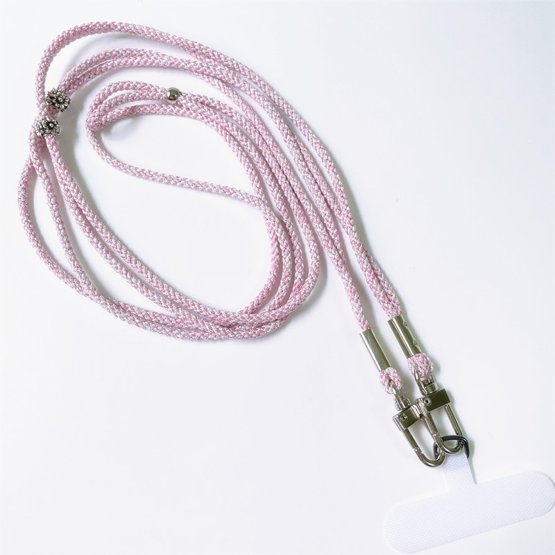 原创手机壳斜挎双层丝绳