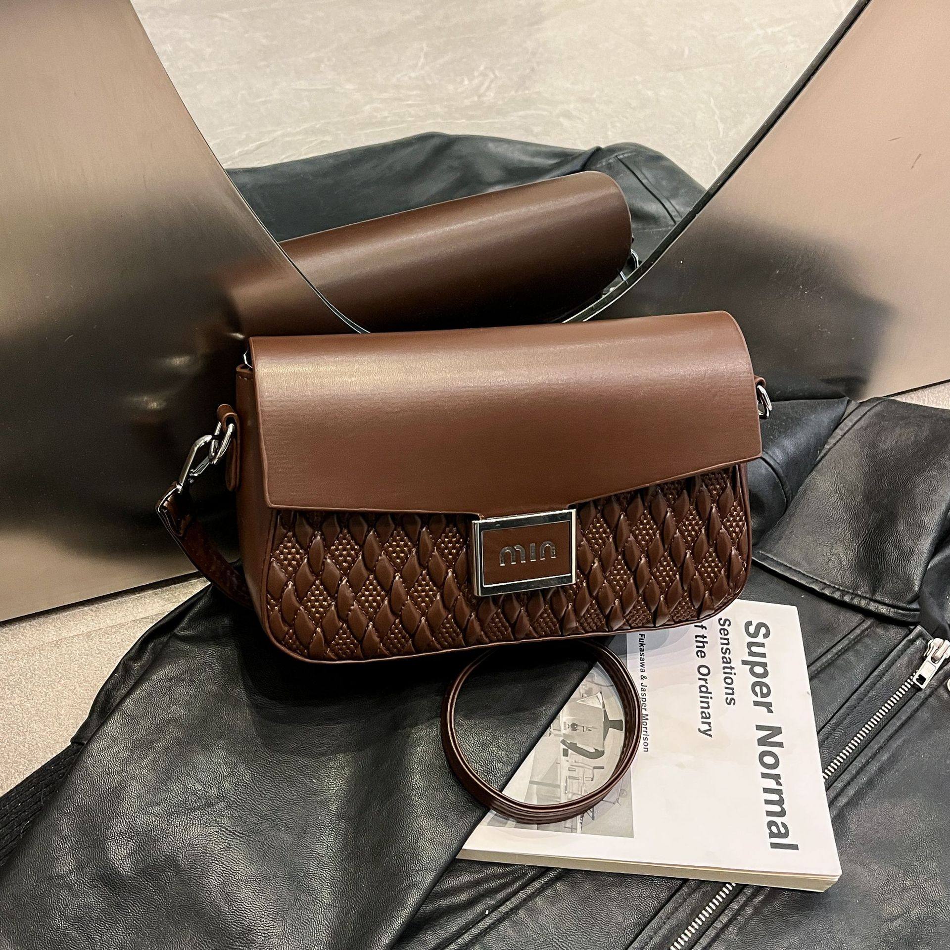 包包女2025秋冬小众简约时尚小方包韩版高级感潮流百搭休闲单肩包,箱包皮具/热销女包/男包,小方包,淘宝优惠券,粉丝福利购,淘宝优惠卷