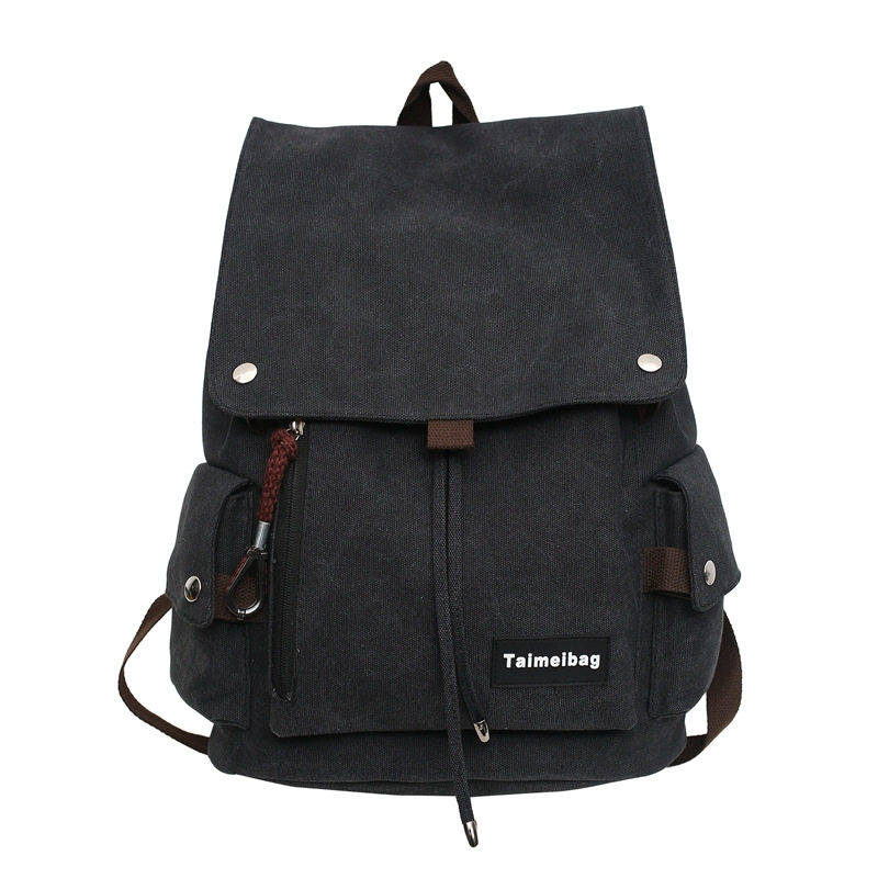 男女通用大容量韩版休闲包2025新款外出旅行包电脑双肩背包