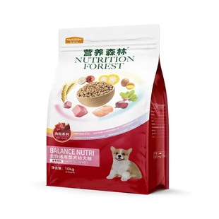 麦富迪肉粒粮麦富迪同厂营养森林2.5kg泰迪金毛通型成犬宠物狗粮